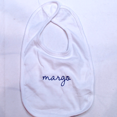 BLOOPER KIDS: Monogrammed Baby Bib
