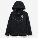 Personalized Youth Full Zip Jacket | Black