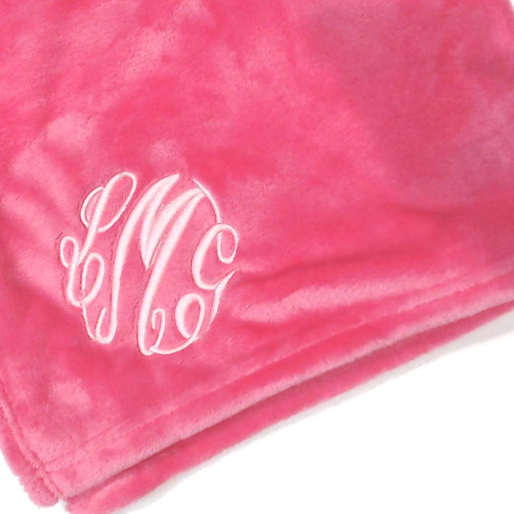 BLOOPER ACCESSORY: Monogrammed Baby Blanket