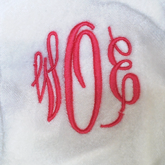 BLOOPER KIDS: Monogrammed Baby Hooded Bath Towel