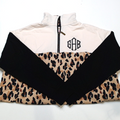 BLOOPER CLOTHING: Monogrammed Quarter Zip Sweatshirt