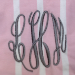BLOOPER CLOTHING: Monogrammed Ruffle Top