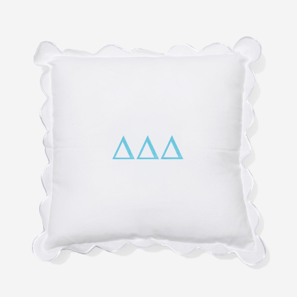 Delta Delta Delta Pillow Sham | Sorority Custom Pillow Cover