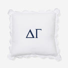 Delta Gamma Pillow Sham | White