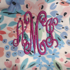 BLOOPER ACCESSORY: Monogrammed Scrub Cap
