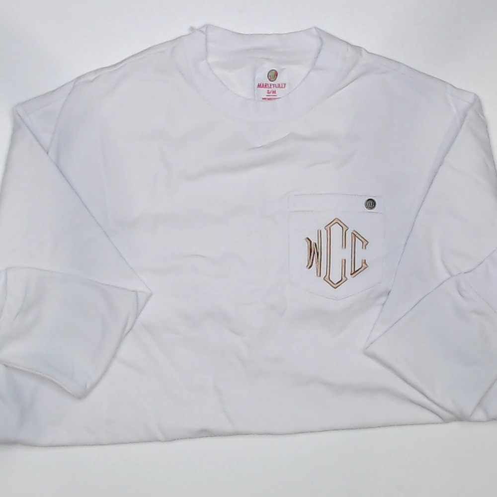 BLOOPER CLOTHING: Monogrammed Crewneck Sweatshirt