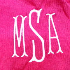 BLOOPER KIDS: Monogrammed Baby Short Sleeve Bodysuit