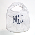 BLOOPER KIDS: Monogrammed Baby Bib