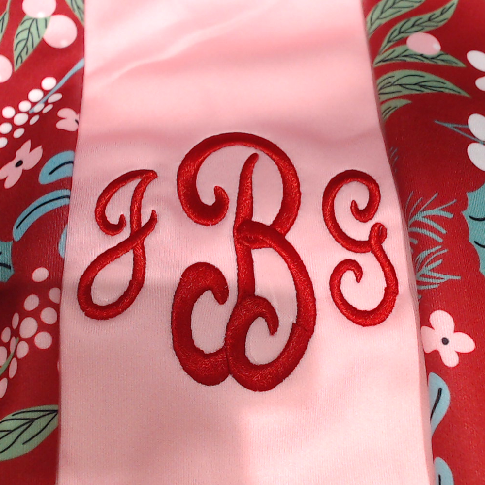 BLOOPER ACCESSORY: Monogrammed Luggage Cover