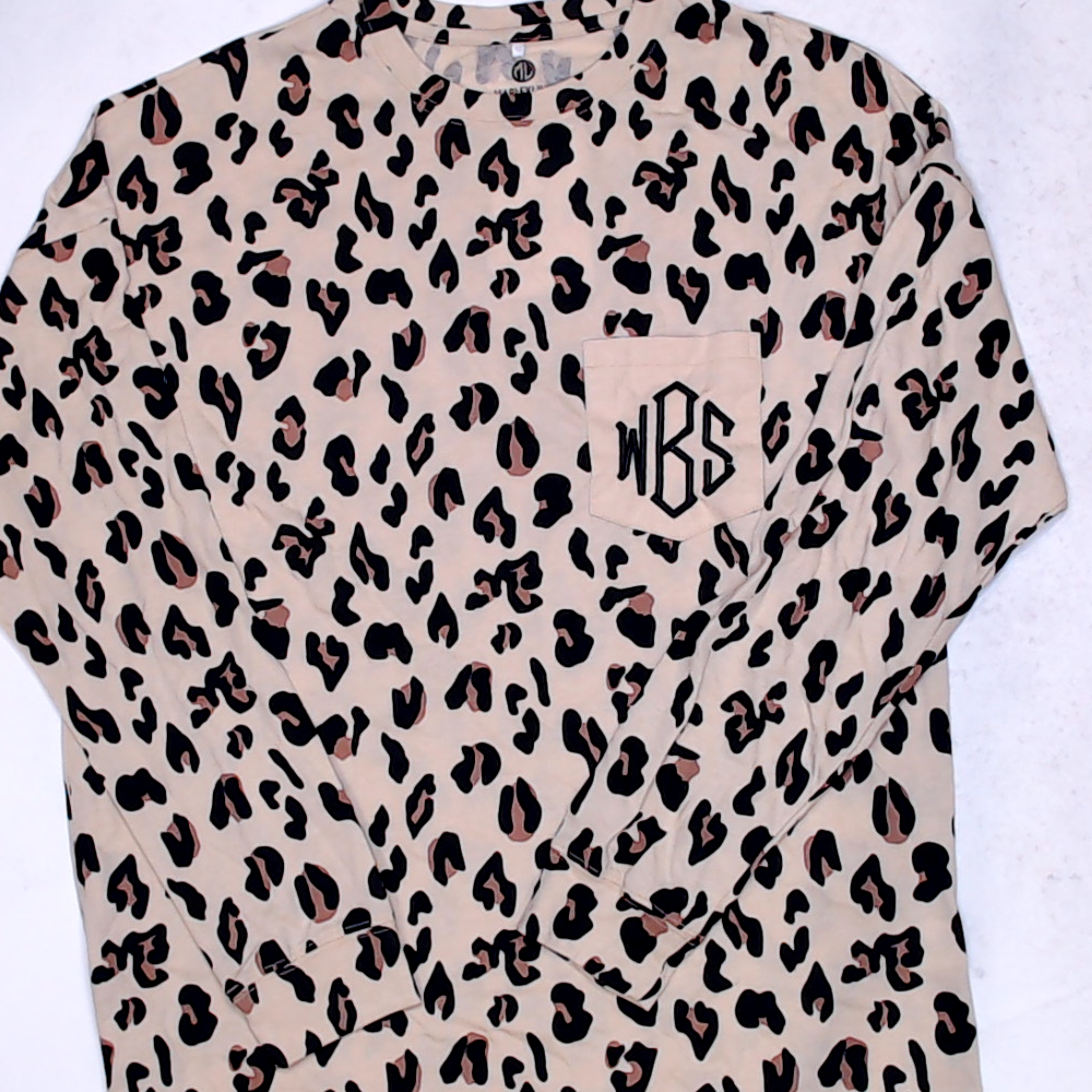 BLOOPER CLOTHING: Monogrammed Long Sleeve Shirt