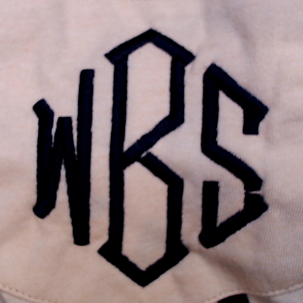 BLOOPER CLOTHING: Monogrammed Long Sleeve Shirt