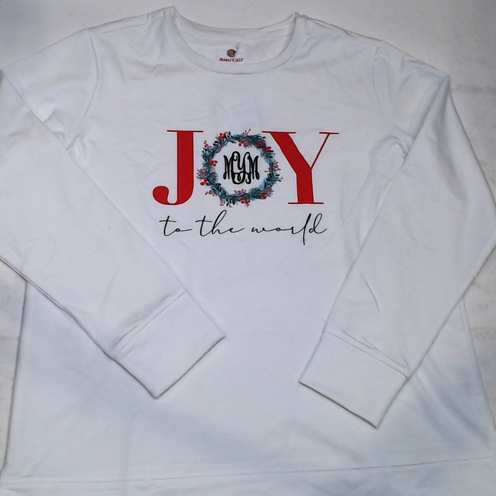BLOOPER CLOTHING: Personalized Joy to the World Crewneck Sweatshirt