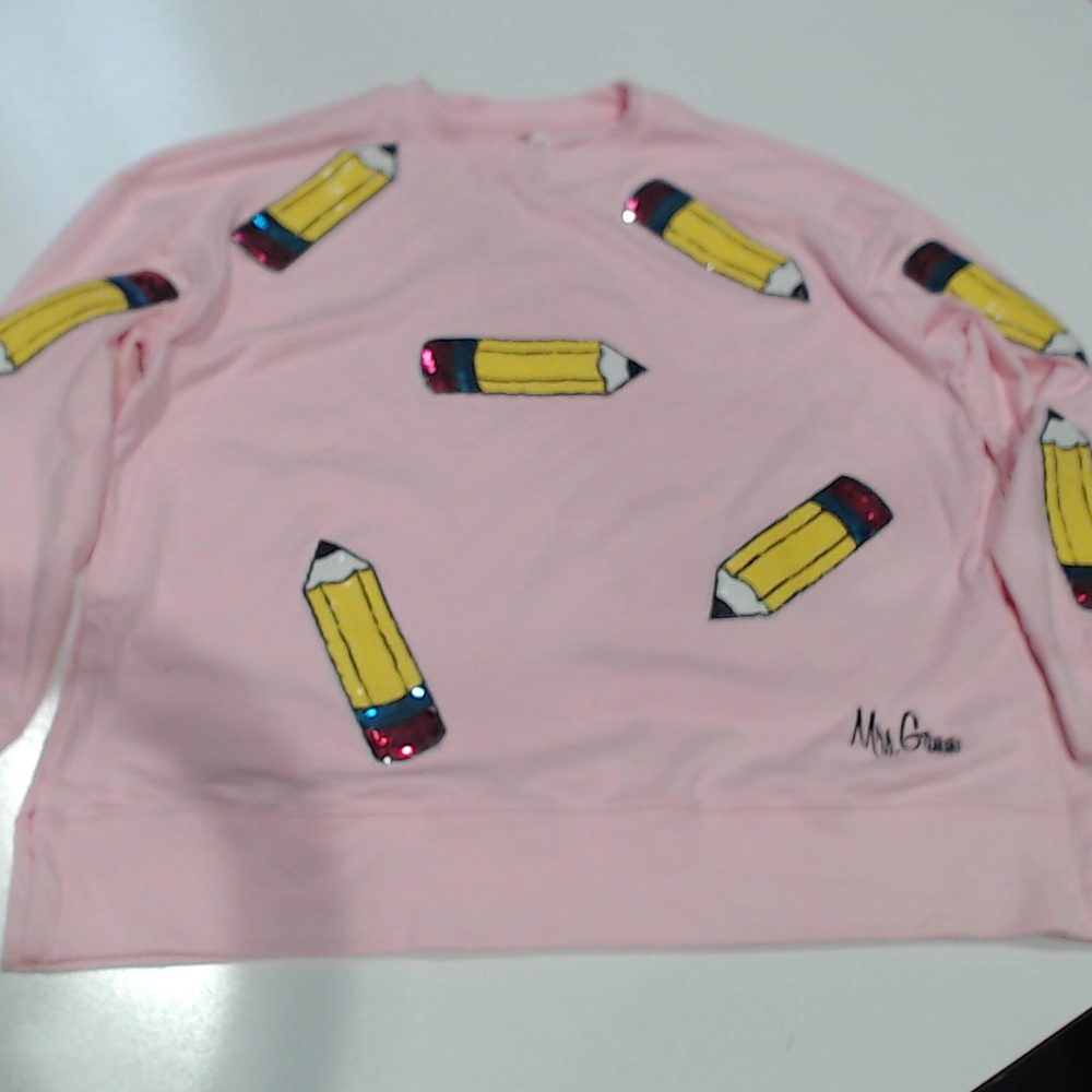 BLOOPER CLOTHING: Monogrammed Sequin Teacher Sweatshirt