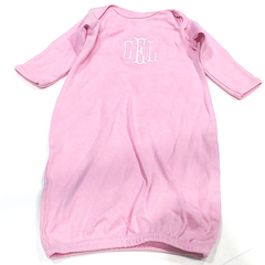 BLOOPER KIDS: Monogrammed Baby Layette Gown