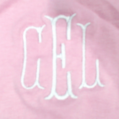 BLOOPER KIDS: Monogrammed Baby Layette Gown