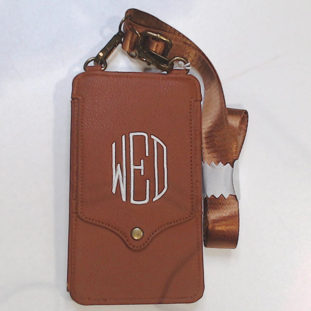BLOOPER BAG: Monogrammed Phone Crossbody