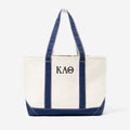 Kappa Alpha Theta Tote Bag | Ivory/Navy