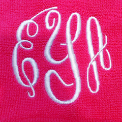 BLOOPER KIDS: Monogrammed Toddler Hooded Towel Poncho