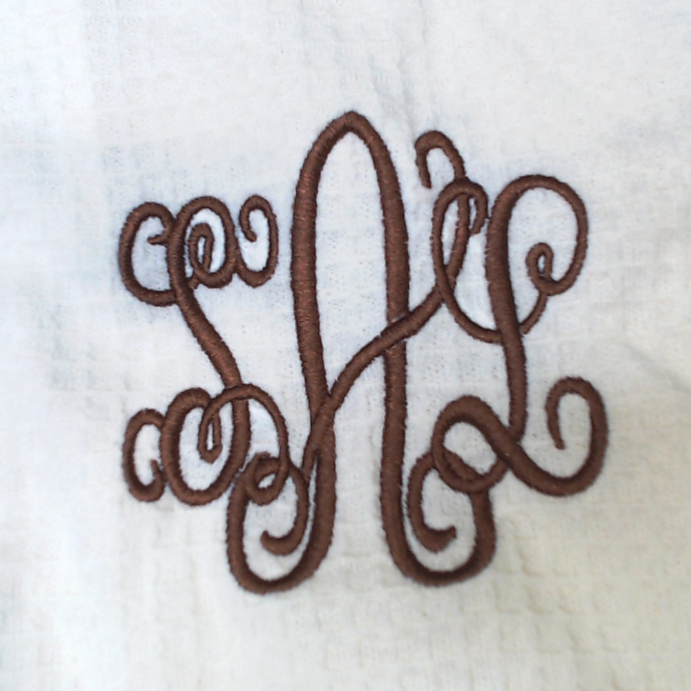 BLOOPER CLOTHING: Monogrammed Waffle Henley Tunic