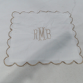 BLOOPER ACCESSORY: Monogrammed Scalloped Pillow Sham