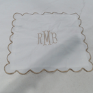 BLOOPER ACCESSORY: Monogrammed Scalloped Pillow Sham