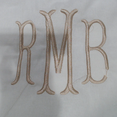 BLOOPER ACCESSORY: Monogrammed Scalloped Pillow Sham