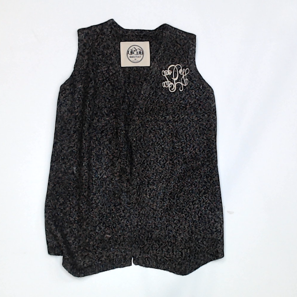 BLOOPER KIDS: Monogrammed Youth Knit Vest