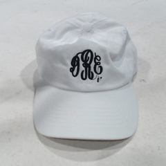BLOOPER ACCESSORY: Monogrammed Baseball Hat