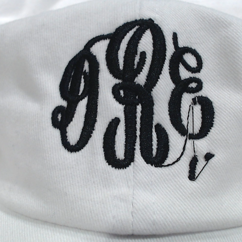 BLOOPER ACCESSORY: Monogrammed Baseball Hat