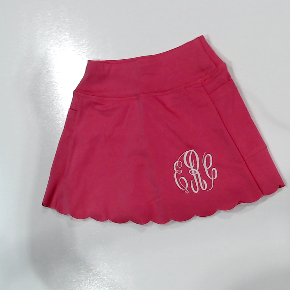 BLOOPER KIDS CLOTHING: Monogrammed Girls Skort