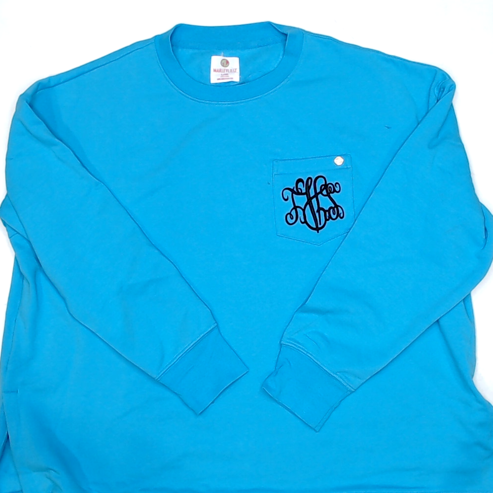 BLOOPER CLOTHING: Monogrammed Crewneck Sweatshirt
