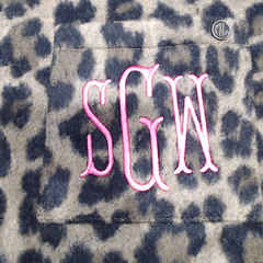 BLOOPER CLOTHING: Monogrammed Shacket