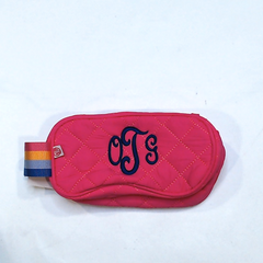 BLOOPER KIDS: Monogrammed Kids Diamond Quilted Cosmetic Case