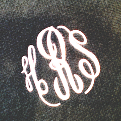 BLOOPER CLOTHING: Monogrammed Sweater Poncho
