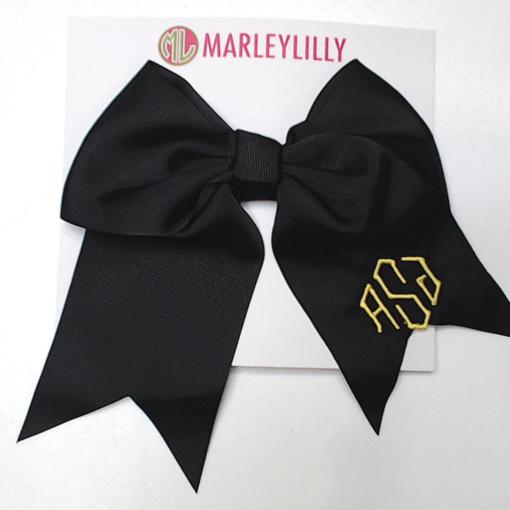 BLOOPER KIDS: Monogrammed Girls Hair Bow