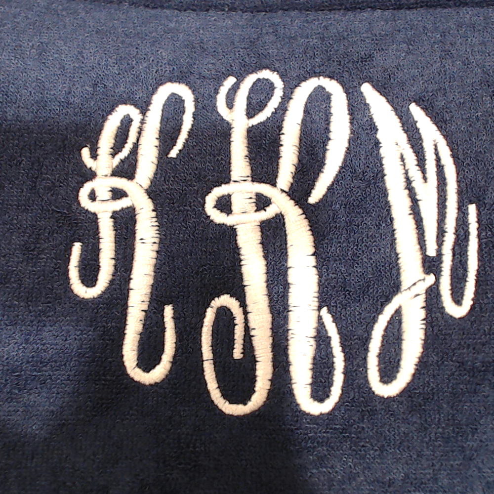 BLOOPER BAG: Monogrammed Terry Toiletry Bag