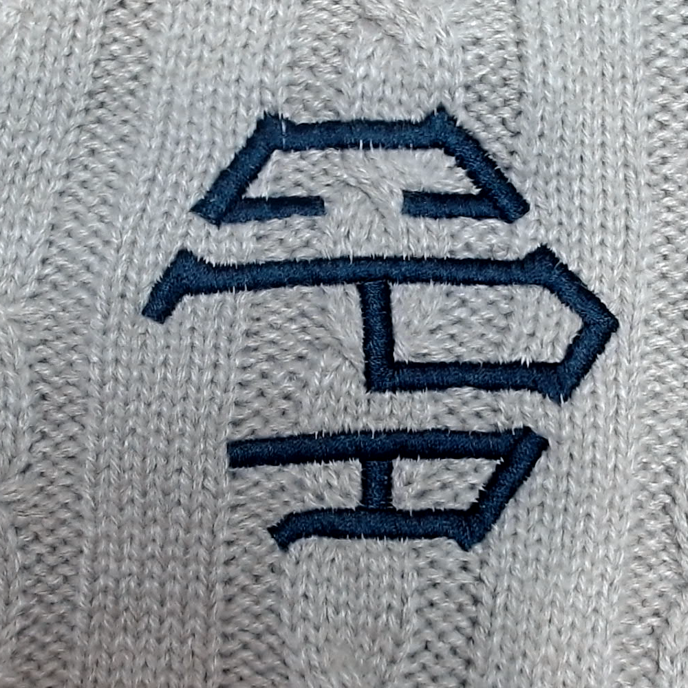 BLOOPER CLOTHING: Monogrammed Sweater Vest
