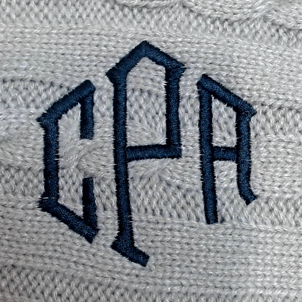 BLOOPER CLOTHING: Monogrammed Sweater Vest