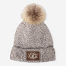 Monogrammed Beanie | Brown