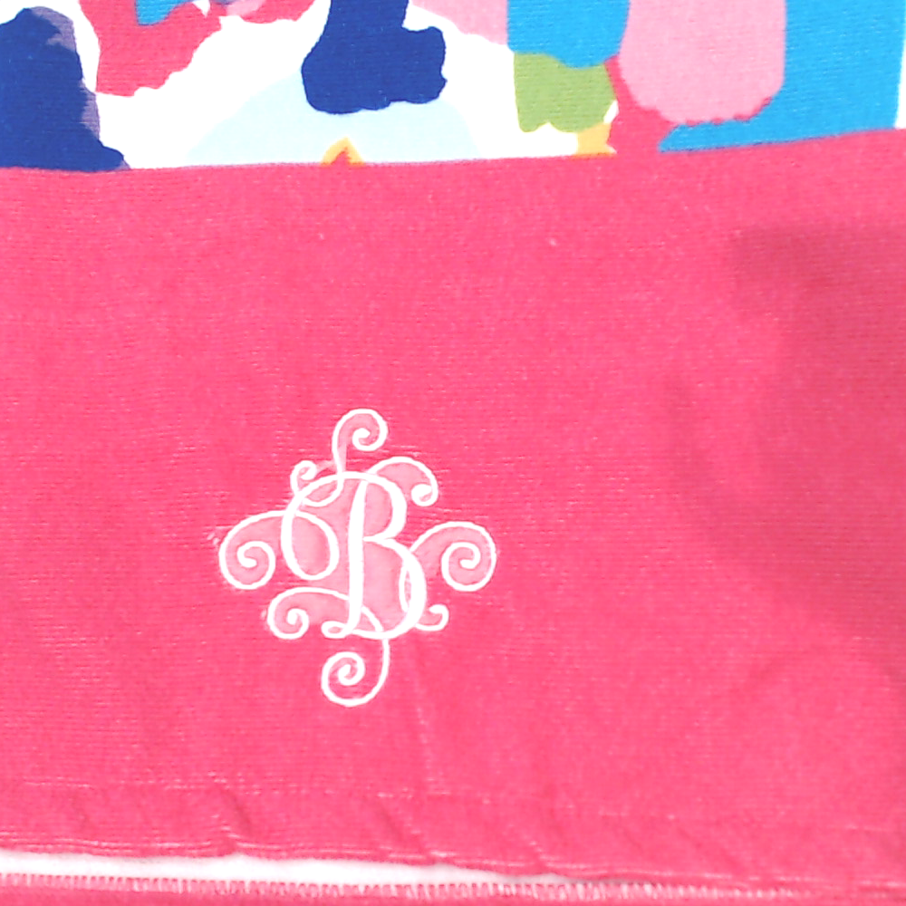 BLOOPER TOWEL: Monogrammed Beach Towel