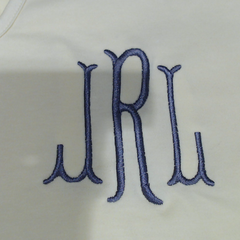 BLOOPER CLOTHING: Monogrammed Flutter Sleeve Top