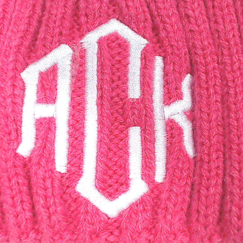 BLOOPER KIDS: Monogrammed Pom Pom Beanie
