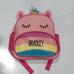 BLOOPER KIDS: Monogrammed Preschool Backpack
