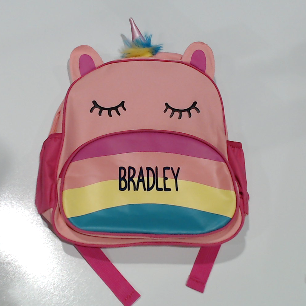 BLOOPER KIDS: Monogrammed Preschool Backpack