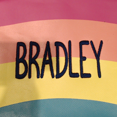 BLOOPER KIDS: Monogrammed Preschool Backpack