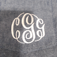BLOOPER KIDS: Monogrammed Kids Button Down Tunic