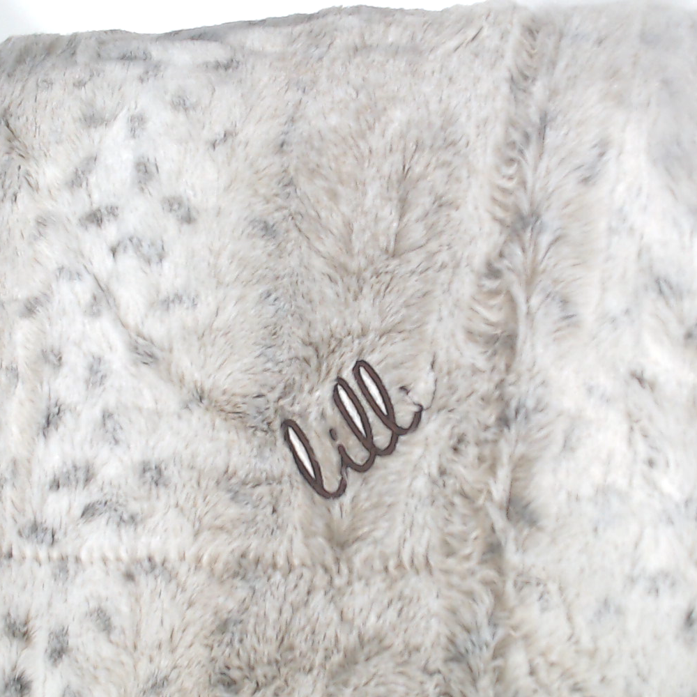 BLOOPER ACCESSORY: Personalized Fur Throw