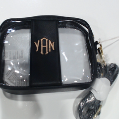 BLOOPER BAG: Monogrammed Clear Stadium Crossbody Bag