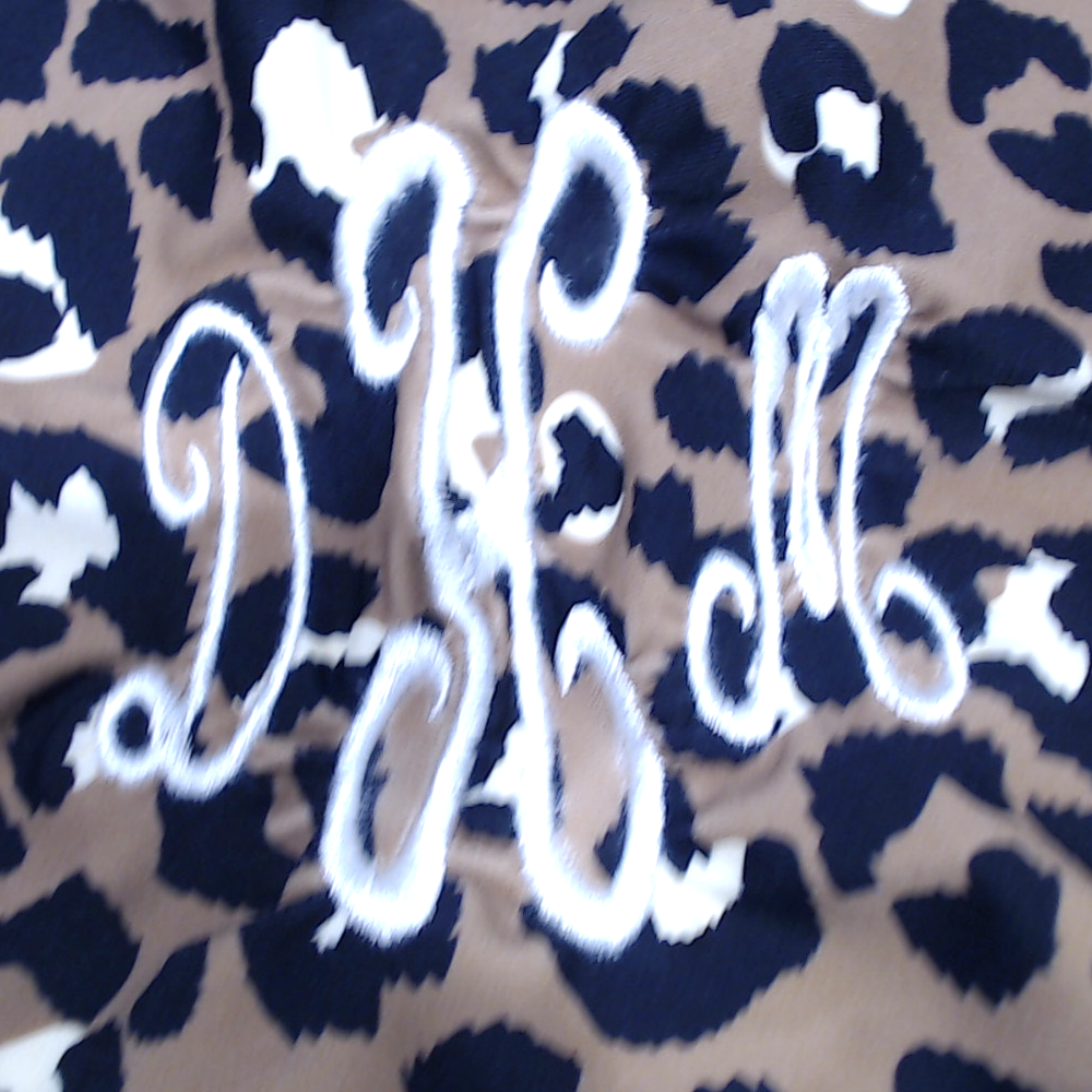 BLOOPER SWIM: Monogrammed Sarong