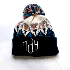 BLOOPER ACCESSORY: Monogrammed Pom Pom Beanie